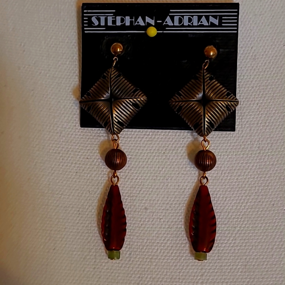 Beautiful Stephan Adrian pierced earrings